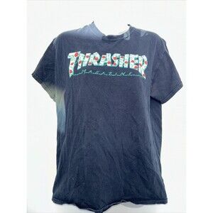 Thrasher Magazine  Black Men's T-Shirt  Size M